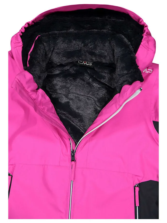 2tlg. Ski-/ Snowboard-Outfit in Pink/ Schwarz