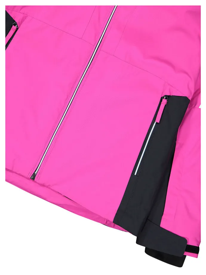 2tlg. Ski-/ Snowboard-Outfit in Pink/ Schwarz