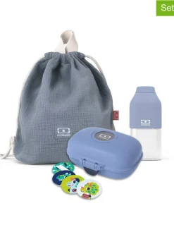 3tlg, Snack-Set in Blau