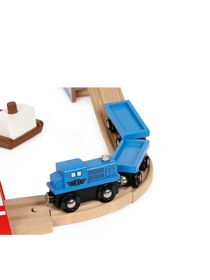 100tlg. Spieleisenbahn-Set "Hafen" - ab 3 Jahren