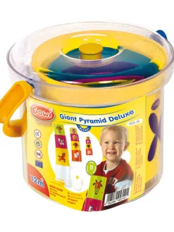 12tlg. Stapelpyramide "Giant Deluxe" - ab 12 Monaten