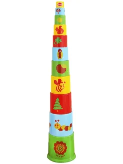 11tlg. Stapelpyramide "Wald" - ab 12 Monaten