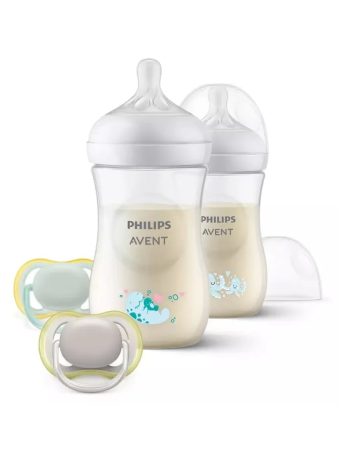 4-tlg. Starter-Set Natural Response - 2 PP-Flaschen in weiss