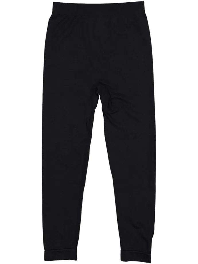 2tlg. Thermowäsche-Set in Schwarz
