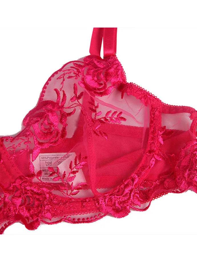 3tlg. Wäsche-Set in Pink