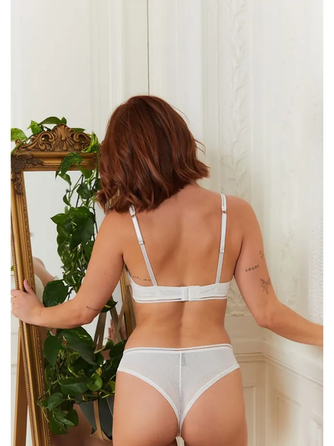 2tlg. Wäsche-Set "Liv" in Creme