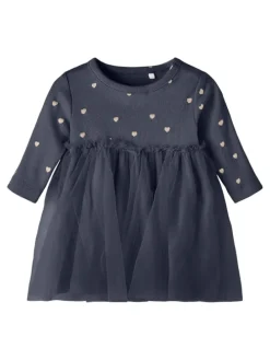 Tüll-Kleid in dark sapphire