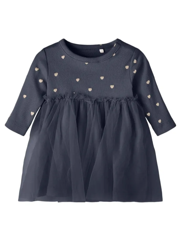 Tüll-Kleid in dark sapphire