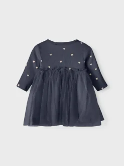 Tüll-Kleid in dark sapphire