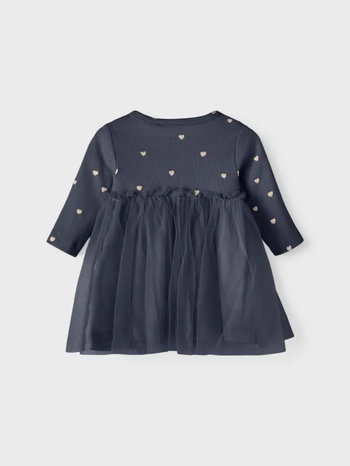 Tüll-Kleid in dark sapphire