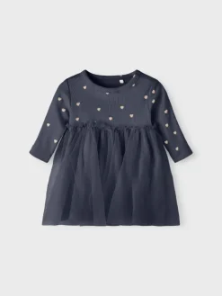Tüll-Kleid in dark sapphire