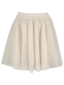 Tüllrock in Creme