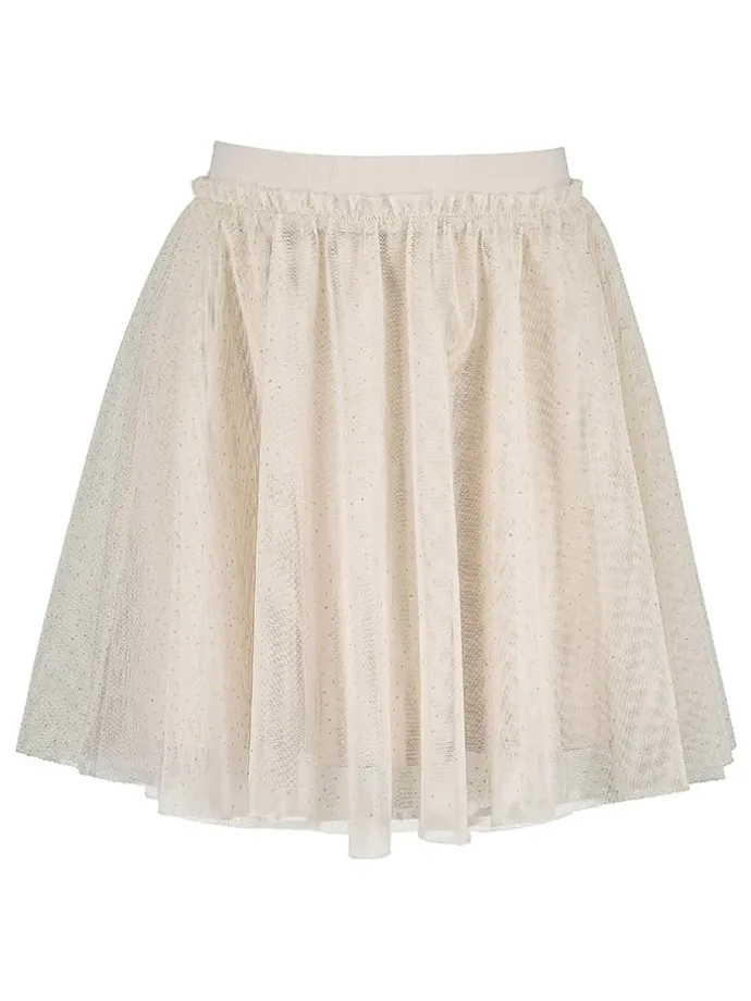 Tüllrock in Creme