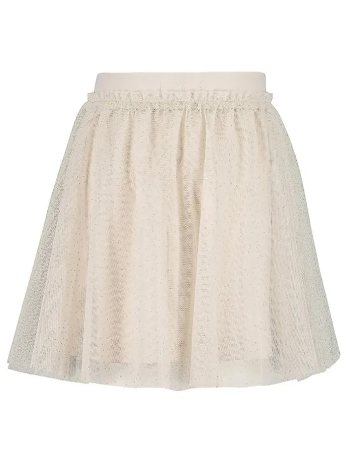 Tüllrock in Creme