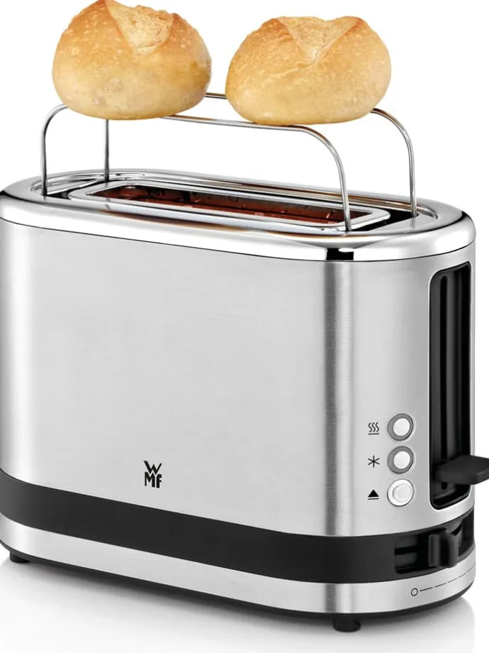 Toaster "KüchenMinis" in Silber/ Schwarz
