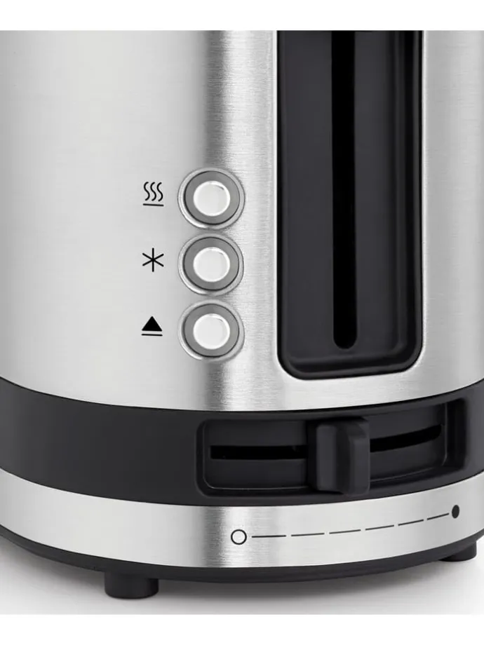 Toaster "KüchenMinis" in Silber/ Schwarz