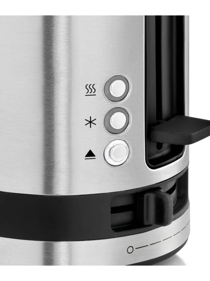 Toaster "KüchenMinis" in Silber/ Schwarz