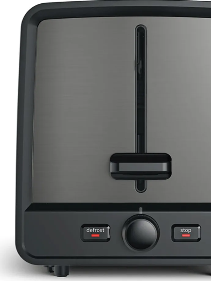 Toaster "Kompakt" in Grau