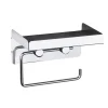 Toilettenpapierhalter in Silber - (B)16 x (H)12,5 x (T)11,5 cm