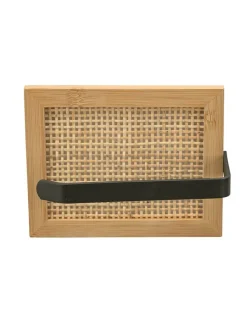 Toilettenpapierhalter in Hellbraun - (B)15 x (H)12 x (T)6,5 cm