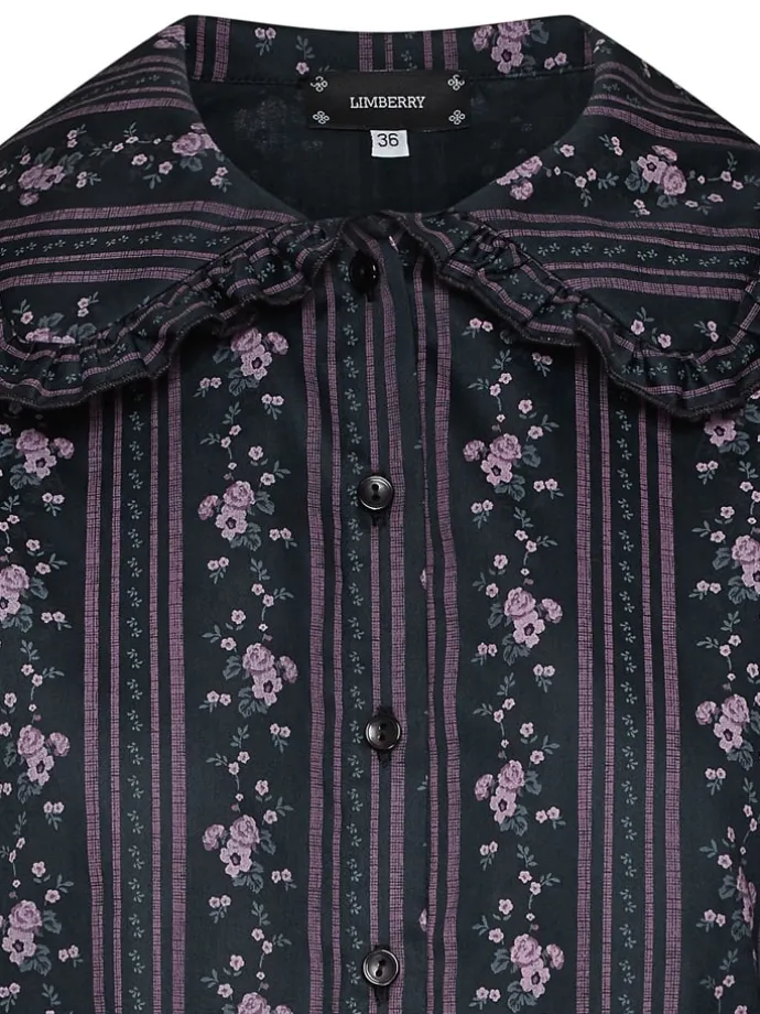 Trachtenbluse "Chloe" in Schwarz