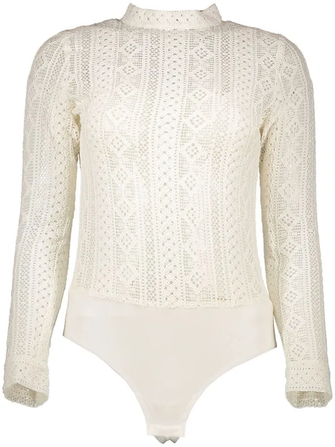 Trachtenbody "Ida" in Creme