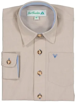 Trachtenhemd in Beige