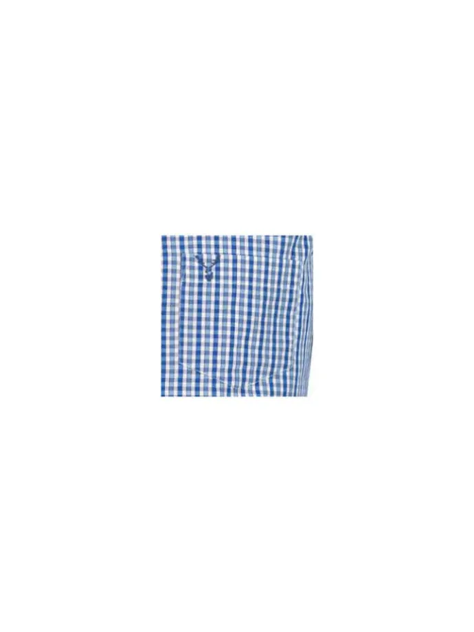 Trachtenhemd Langarm Harry in Blau