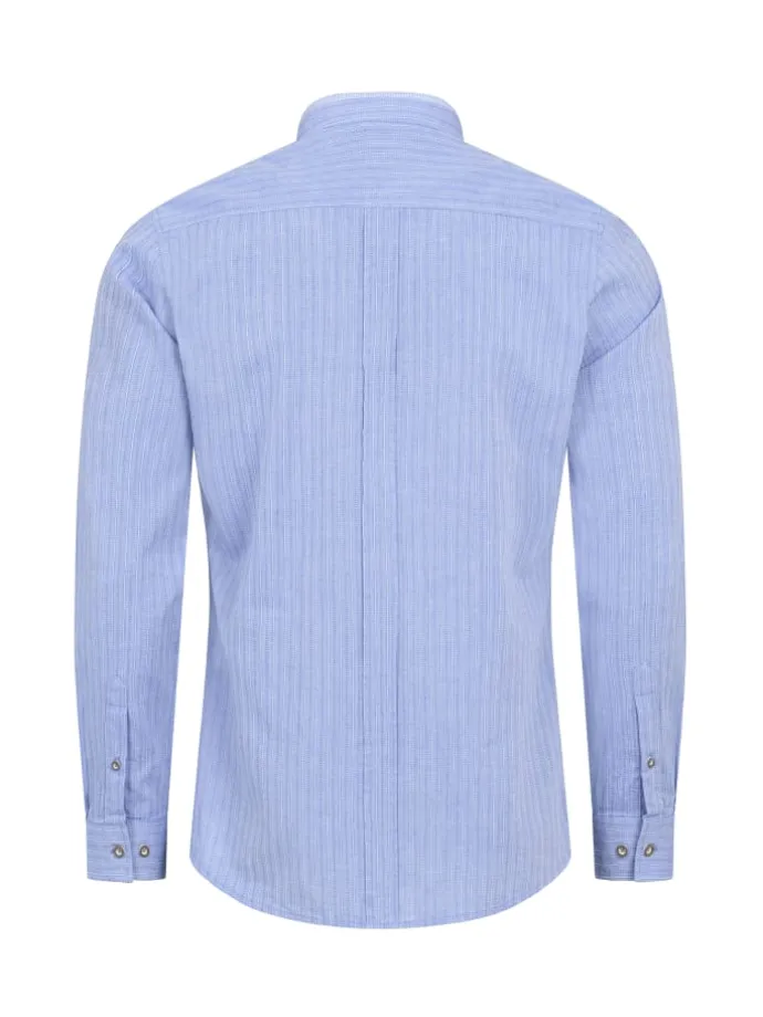 Trachtenhemd Patrick in Blau