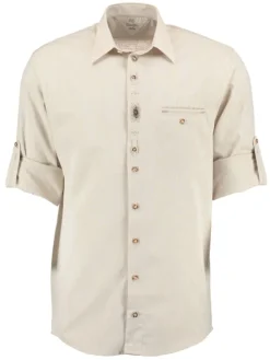 Trachtenhemd Ticat in mittelbeige