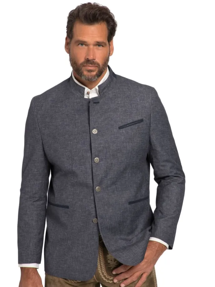 Trachtenjanker in navy blau