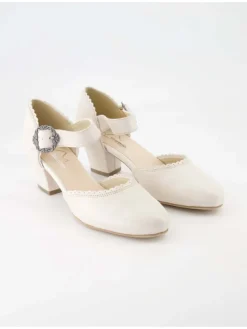 Trachtenschuhe in Beige