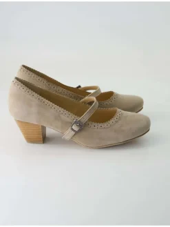Trachtenschuhe in Beige