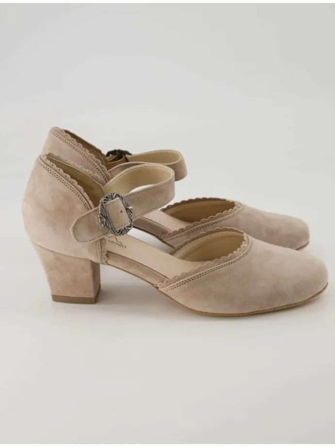 Trachtenschuhe in Beige
