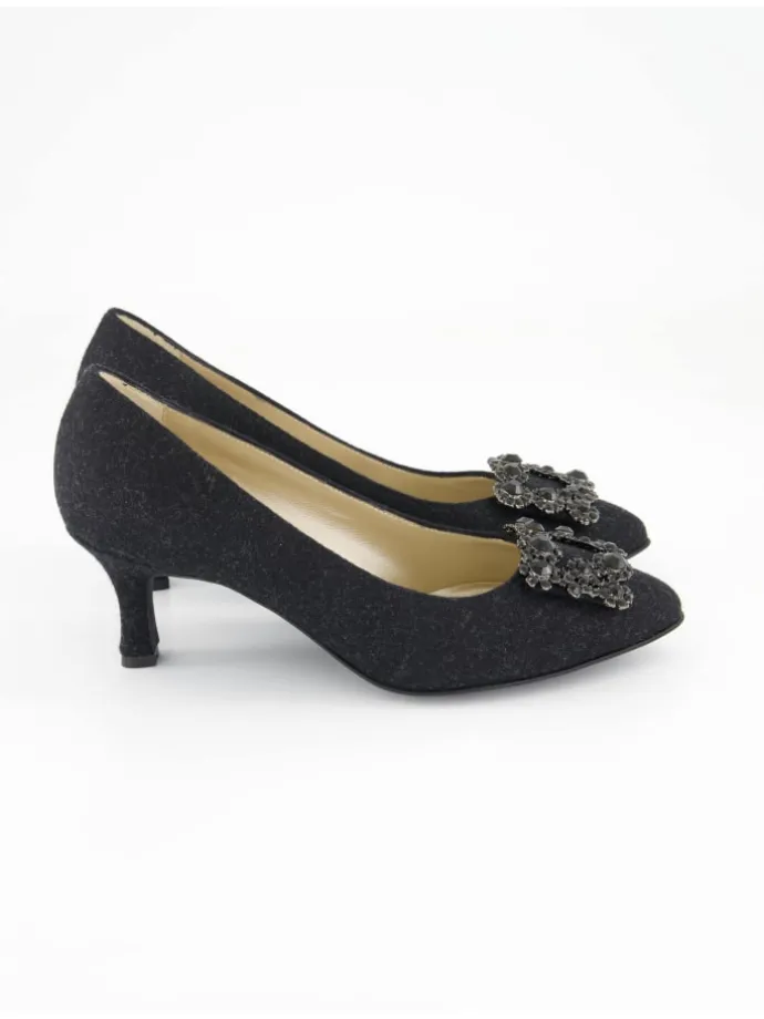 Trachtenschuhe in Schwarz