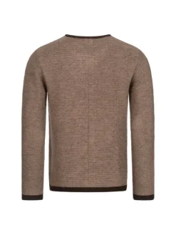 Trachtenstrickjacke Langarm Ignaz in braun