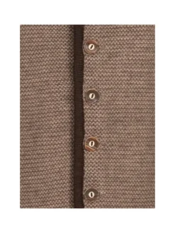 Trachtenstrickjacke Langarm Ignaz in braun