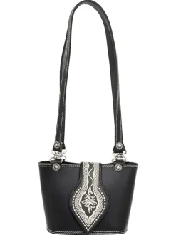 Trachtentasche 130-1605S in schwarz