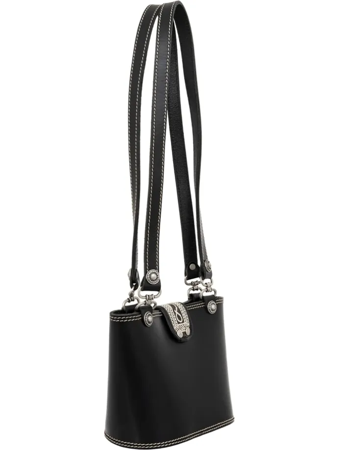 Trachtentasche 130-1605S in schwarz
