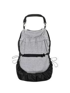 Tragecover Fleece-Cover 3-in-1 mit Regenschutz, Schalkragen & Stulpen in stone
