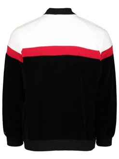 Trainingsjacke in Schwarz/ Weiß