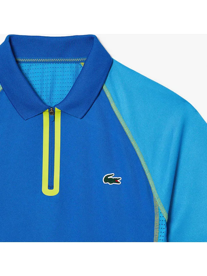 Trainingsshirt in Blau/ Hellblau