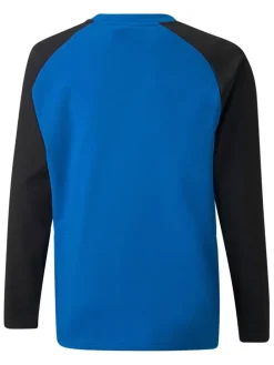Trainingsshirt in Blau/ Schwarz
