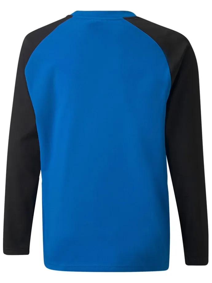 Trainingsshirt in Blau/ Schwarz