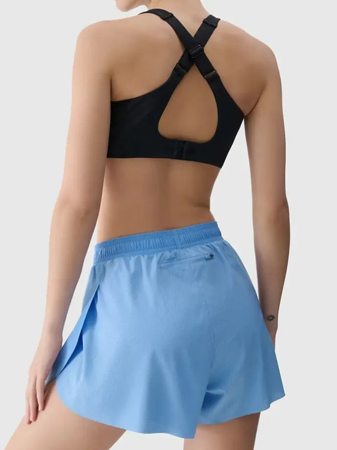 Trainingsshorts in Hellblau