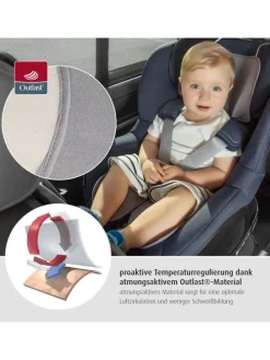 TravelKid Breeze Sitzauflage in Grau ab 0 Monate