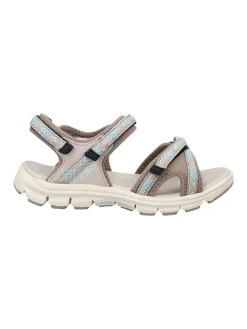 Trekkingsandalen "Almaak" in Beige/ Hellblau