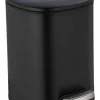 Treteimer "Alassio" in Schwarz - 5 l