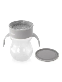 Trinkbecher 360 Grad in grau