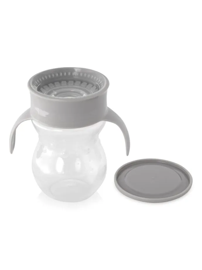 Trinkbecher 360 Grad in grau